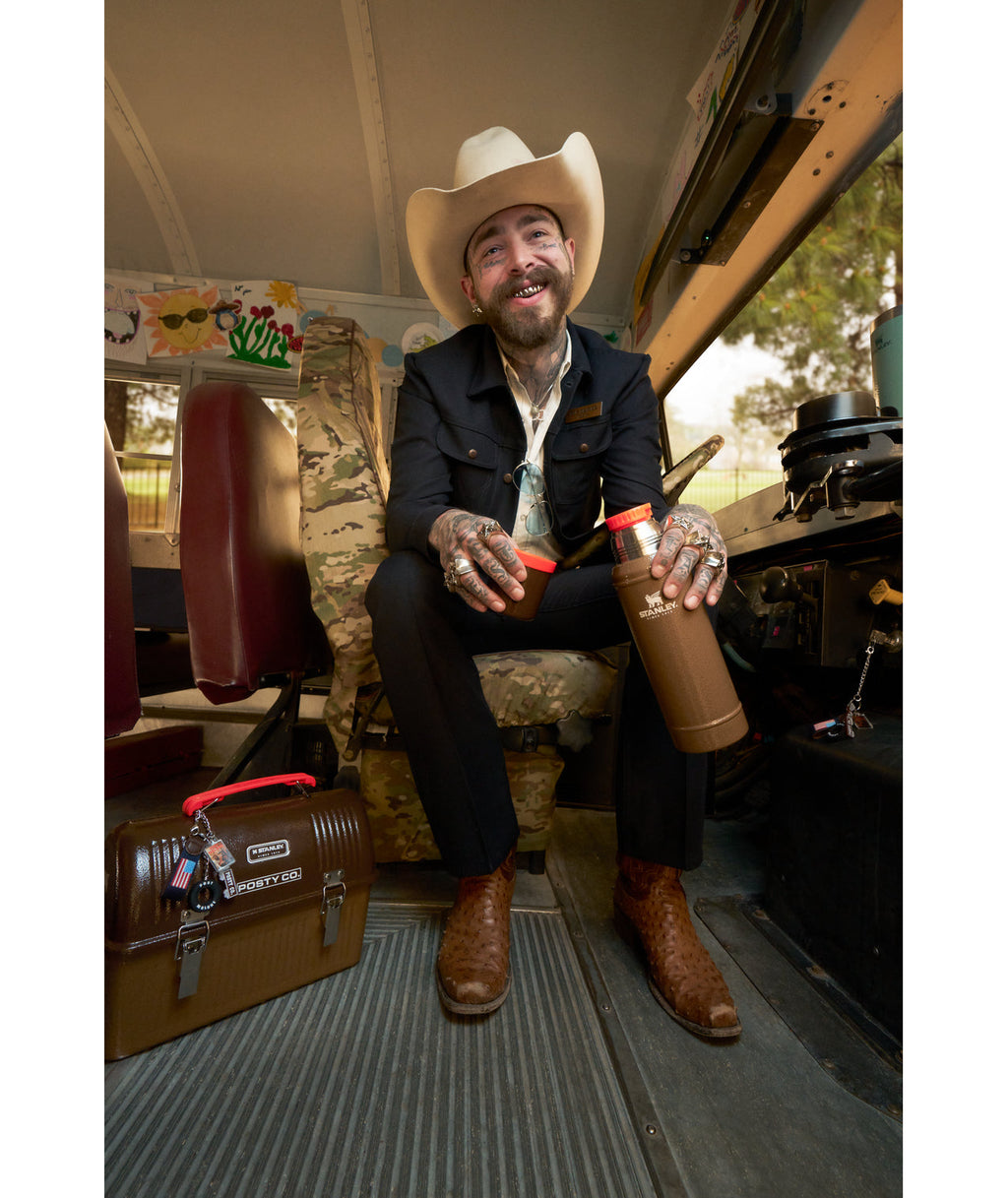 The Post Malone x Stanley Legendary Classic Bottle and Lunch Box Set