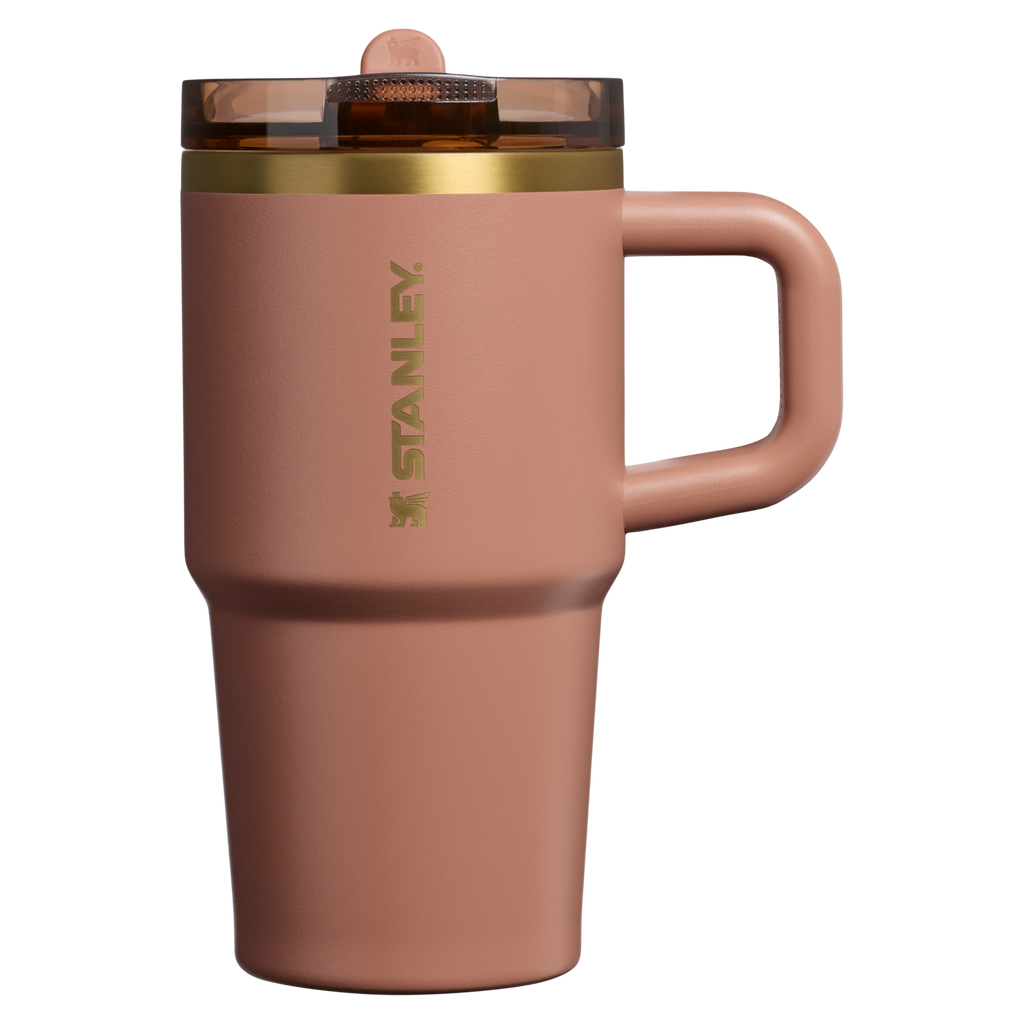 Stanley Quencher 20 OZ ProTour Flip Straw Stainless Steel Tumbler In Mocha Latte Brown