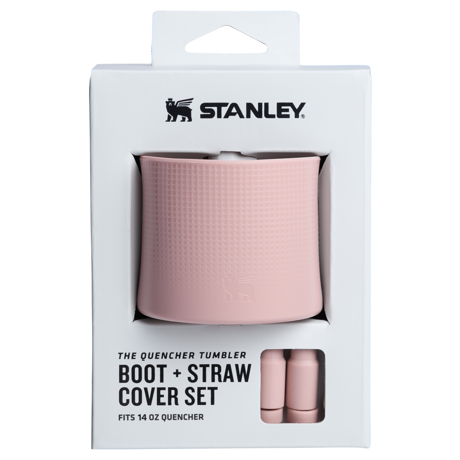 Stanley Quencher Boot And Straw Cover Set For 14 OZ Cups In Pink Dusk
