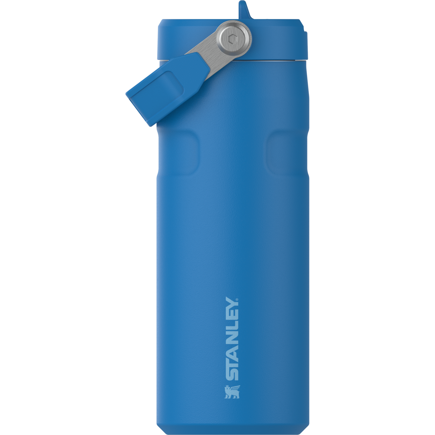 Stanley IceFlow Aerolight stainless steel water bottle in Azure with Flip Straw