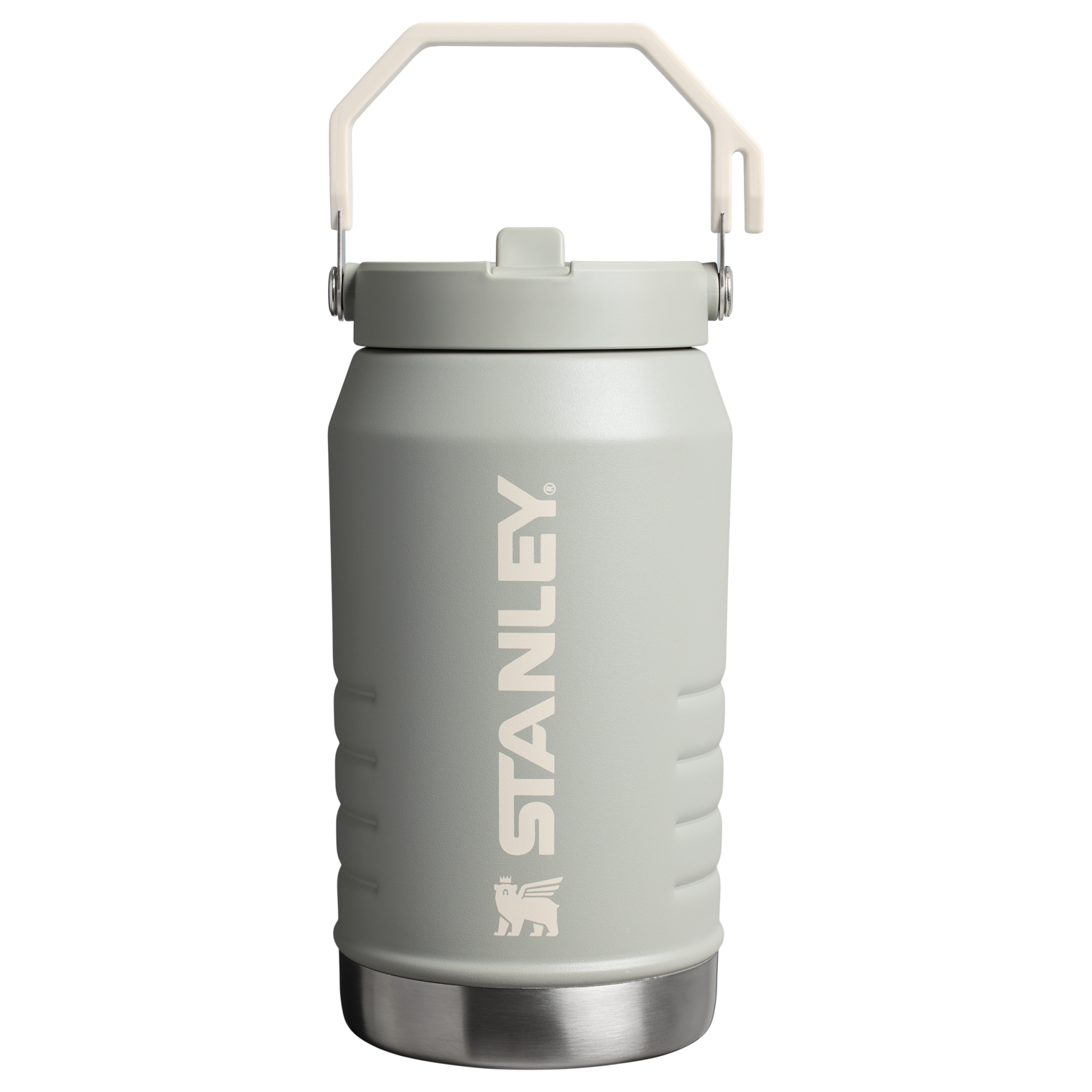 Stanley 64 OZ IceFlow Flip Straw Water Jug In Sage Grey