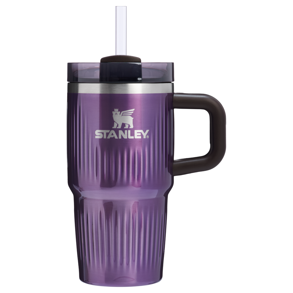 Stanley 20 OZ Quencher Fluted Insulate Tumbler In WIsteria Purple