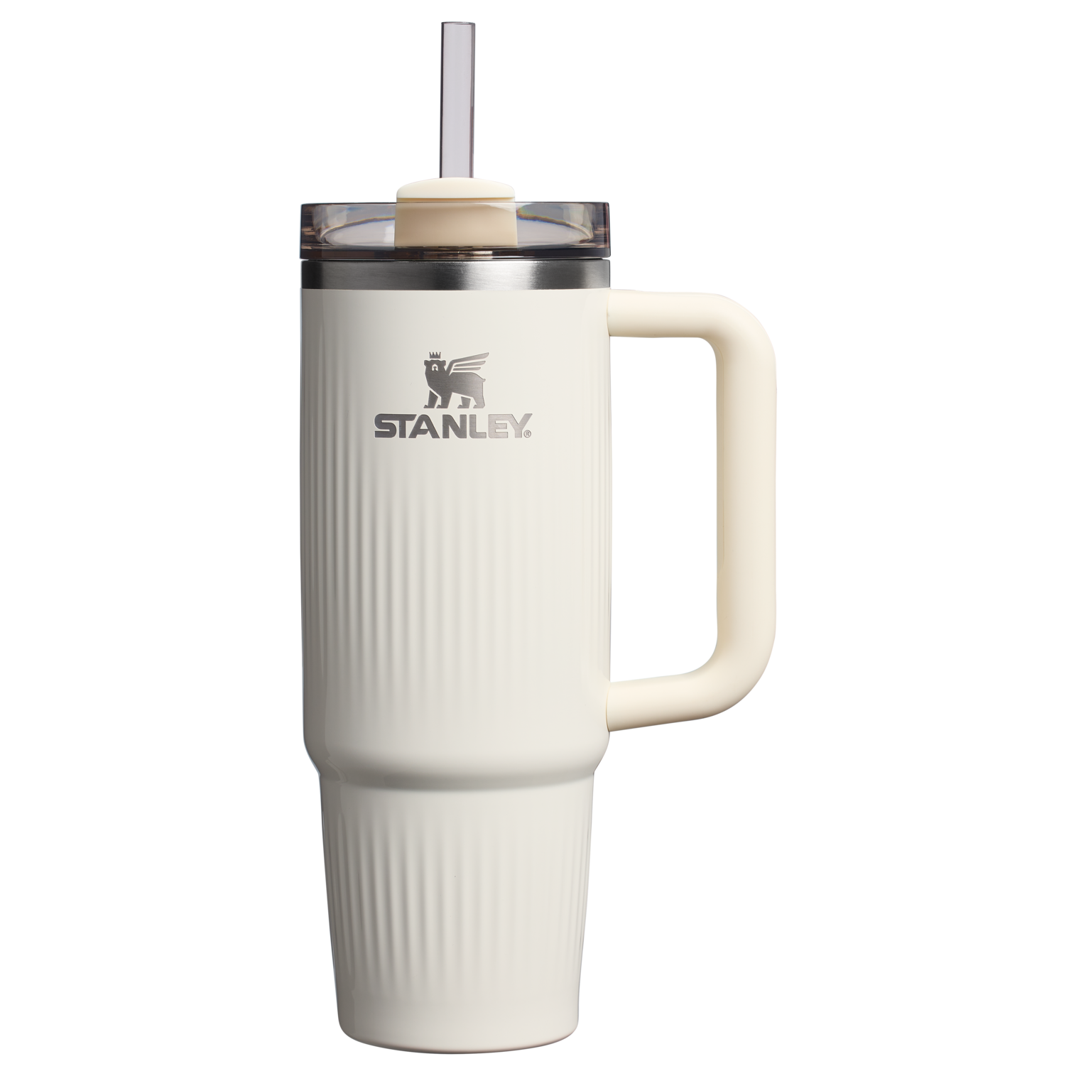 Stanley 30 OZ Quencher Fluted Insulate Tumbler In Cream White