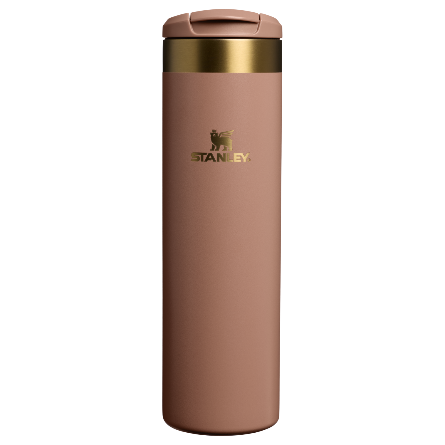 Stanley 20 OZ Aerolight Transit Water Bottle In Mocha Latte Brown