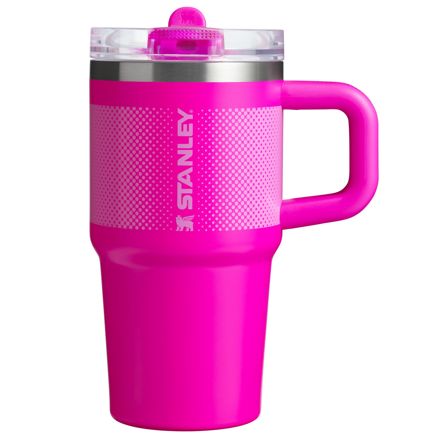 Stanley 20 OZ Quencher ProTour Flip Straw Insulated Tumbler In Vivid Violet Pink