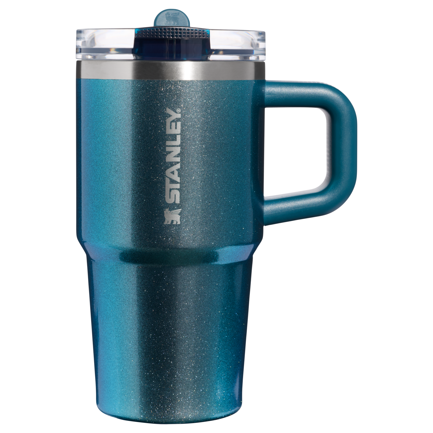 Stanley 14 oz ProTour Flip Straw Tumbler In Ponderosa Shimmer Blue